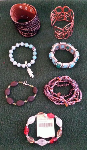 January 2015 -purged bracelets